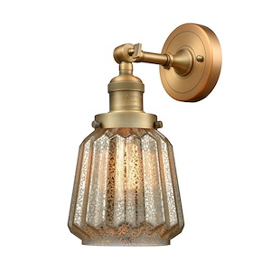 Chatham - 1 Light Wall Sconce In Art Deco Style-12 Inches Tall and 7 Inches Wide