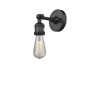Franklin Restoration - 1 Light Bare Bulb Wall Sconce In TraditionalStyle-6.38 Inches Tall and 4.5 Inches Wide - 1266191