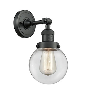 Franklin Restoration - 1 Light Beacon Wall Sconce In IndustrialStyle-12 Inches Tall and 6 Inches Wide - 1266192