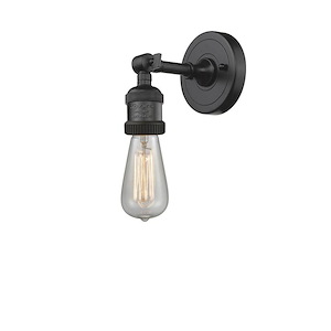 Bare Bulb - 1 Light Adjustable Wall Sconce-6.38 Inch Tall and 4.5 Inch Wide - 1421958