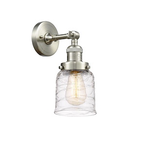 Bell - 1 Light Adjustable Wall Sconce-10 Inch Tall and 5 Inch Wide - 1288984