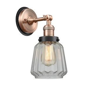 Chatham - 1 Light Wall Sconce In Art Deco Style-12 Inches Tall and 7 Inches Wide - 1289017