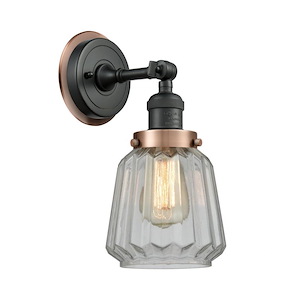 Chatham - 1 Light Wall Sconce In Art Deco Style-12 Inches Tall and 7 Inches Wide - 1288986