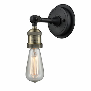 Bare Bulb - 1 Light Wall Sconce In Traditional Style-6.38 Inches Tall and 5.5 Inches Wide