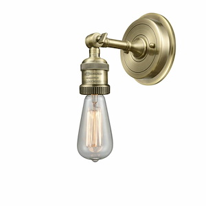 Bare Bulb - 1 Light Wall Sconce In Traditional Style-6.38 Inches Tall and 5.5 Inches Wide