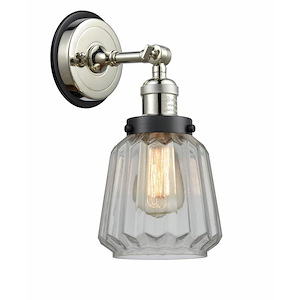 Chatham - 1 Light Wall Sconce In Art Deco Style-12 Inches Tall and 7 Inches Wide - 1289017