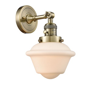 Franklin Restoration - 1 Light Oxford Wall Sconce In TraditionalStyle-12 Inches Tall and 7.5 Inches Wide
