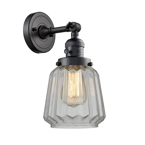 Chatham - 1 Light Wall Sconce In Art Deco Style-12 Inches Tall and 7 Inches Wide