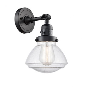 Olean - 1 Light Wall Sconce In Industrial Style-7.75 Inches Tall and 6.75 Inches Wide