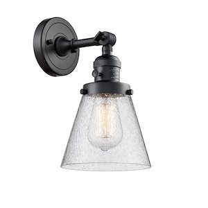 Cone - 1 Light Wall Sconce In Industrial Style-10 Inches Tall and 6.25 Inches Wide
