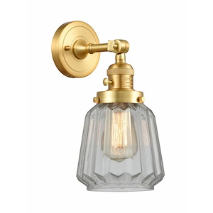 Chatham - 1 Light Wall Sconce In Art Deco Style-12 Inches Tall and 7 Inches Wide - 1289032