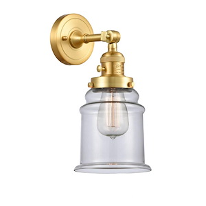Canton - 1 Light Wall Sconce In Industrial Style-11 Inches Tall and 6.5 Inches Wide