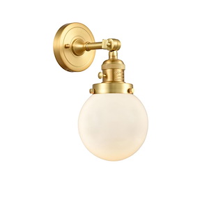 Beacon - 1 Light Wall Sconce In Industrial Style-12 Inches Tall and 6 Inches Wide