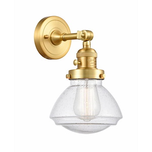 Olean - 1 Light Wall Sconce In Industrial Style-7.75 Inches Tall and 6.75 Inches Wide - 1288987