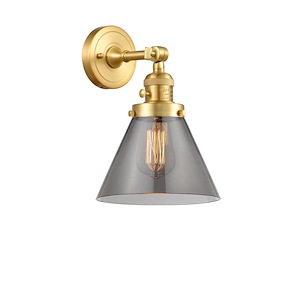 Cone - 1 Light Wall Sconce In Industrial Style-10 Inches Tall and 8 Inches Wide - 1289006