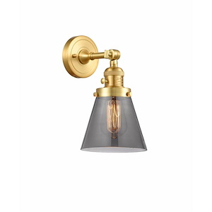 Cone - 1 Light Wall Sconce In Industrial Style-10 Inches Tall and 6.25 Inches Wide - 1289035