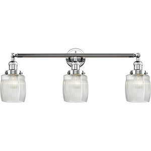 Colton-3 Light Bath Vanity in Traditional Style-32 Inches Wide by 11 Inches High