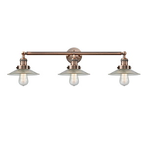 Halophane - 3 Light Bath Vanity-10 Inch Tall and 32.5 Inch Wide - 1422225