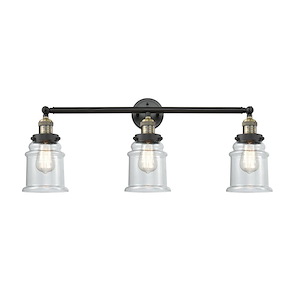 Canton - 100W 3 LED Bath Vanity-10 Inch Tall and 30 Inch Wide - 1422138