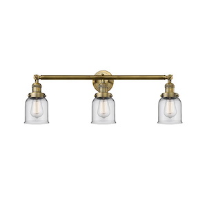 Bell - 3 Light Bath Vanity In Industrial Style-11 Inches Tall and 30 Inches Wide