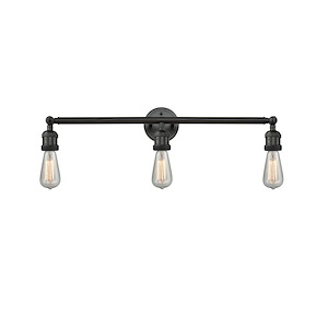 Bare Bulb - 100W 3 LED Bath Vanity-6.25 Inch Tall and 30 Inch Wide - 1422401