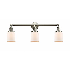 Bell - 3 Light Bath Vanity In Industrial Style-11 Inches Tall and 30 Inches Wide - 1289078