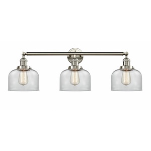 Bell - 3 Light Bath Vanity In Industrial Style-11 Inches Tall and 32 Inches Wide