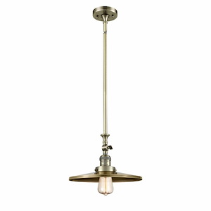 Appalachian - 1 Light Stem Hung Mini Pendant In Traditional Style-8 Inches Tall and 12 Inches Wide - 1325838