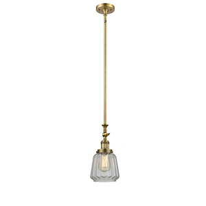 Chatham - 1 Light Adjustable Mini Pendant-13.88 Inch Tall and 7 Inch Wide - 1422526
