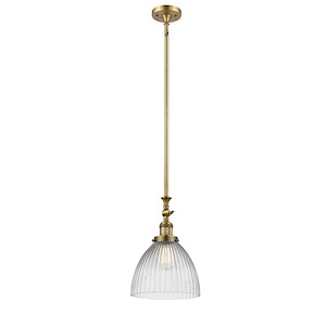 Seneca Falls - 1 Light Adjustable Mini Pendant-13.88 Inch Tall and 9.5 Inch Wide - 1422144