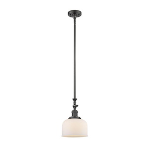 Bell - 1 Light Adjustable Mini Pendant-11.63 Inch Tall and 7.75 Inch Wide - 1273990