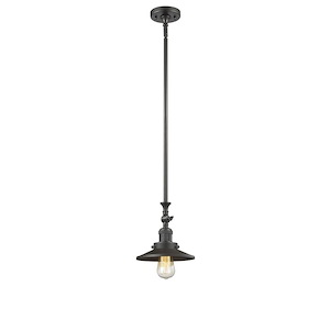 Railroad - 1 Light Adjustable Mini Pendant-7.88 Inch Tall and 8 Inch Wide - 1422290