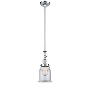 Canton - 100W 1 LED Adjustable Mini Pendant-13 Inch Tall and 6 Inch Wide - 1422559