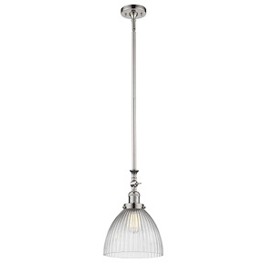 Seneca Falls - 100W 1 LED Adjustable Mini Pendant-13.88 Inch Tall and 9.5 Inch Wide - 1422183