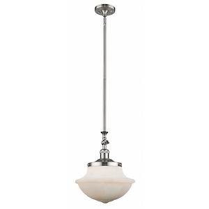 Oxford - 1 Light Mini Pendant In Traditional Style-15 Inches Tall and 11.75 Inches Wide