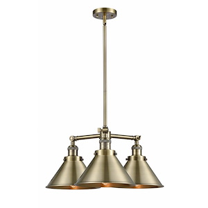 Briarcliff - 3 Light Chandelier In Traditional Style-13 Inches Tall and 24 Inches Wide