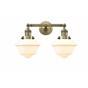 Oxford - 2 Light Bath Vanity In Traditional Style-10 Inches Tall and 17 Inches Wide - 1289053