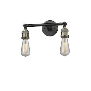 Bare Bulb - 2 Light Bath Vanity In Traditional Style-5 Inches Tall and 11 Inches Wide - 1289077