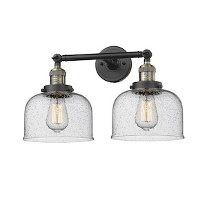 Bell - 2 Light Adjustable Bath Vanity-12 Inch Tall and 19 Inch Wide - 1289104