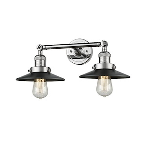 Railroad - 2 Light Adjustable Bath Vanity-8 Inch Tall and 18 Inch Wide - 1422422