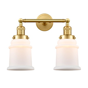 Canton - 100W 2 LED Adjustable Bath Vanity-11 Inch Tall and 16.5 Inch Wide - 1422659