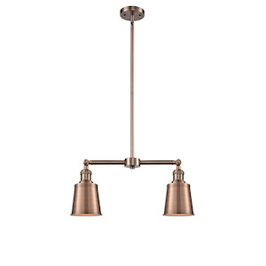 Addison - 2 Light Stem Adjustable Island-10 Inch Tall and 21 Inch Wide - 1422817