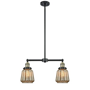 Chatham - 2 Light Stem Adjustable Island-10 Inch Tall and 21 Inch Wide - 1289071