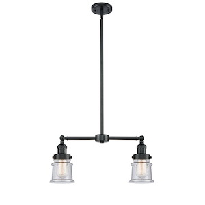 Canton - 2 Light Stem Adjustable Small Island-10 Inch Tall and 21 Inch Wide - 1422549