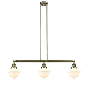 Oxford - 3 Light Stem Adjustable Island-10 Inch Tall and 40 Inch Wide - 1289106