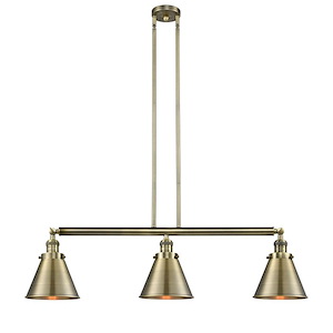 Appalachian - 3 Light Stem Adjustable Island-12 Inch Tall and 40 Inch Wide - 1422429