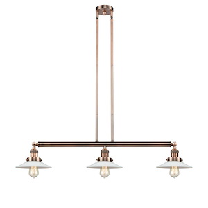 Halophane - 3 Light Stem Adjustable Island-8 Inch Tall and 41 Inch Wide - 1422533