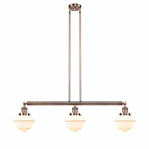 Oxford - 3 Light Island In Traditional Style-10 Inches Tall and 40 Inches Wide - 1289106