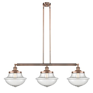 Oxford - 100W 3 LED Stem Adjustable Island-12 Inch Tall and 42 Inch Wide - 1422968