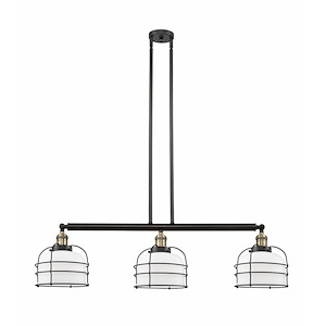 Bell Cage - 3 Light Island In Traditional Style-13 Inches Tall and 41.5 Inches Wide - 1289107